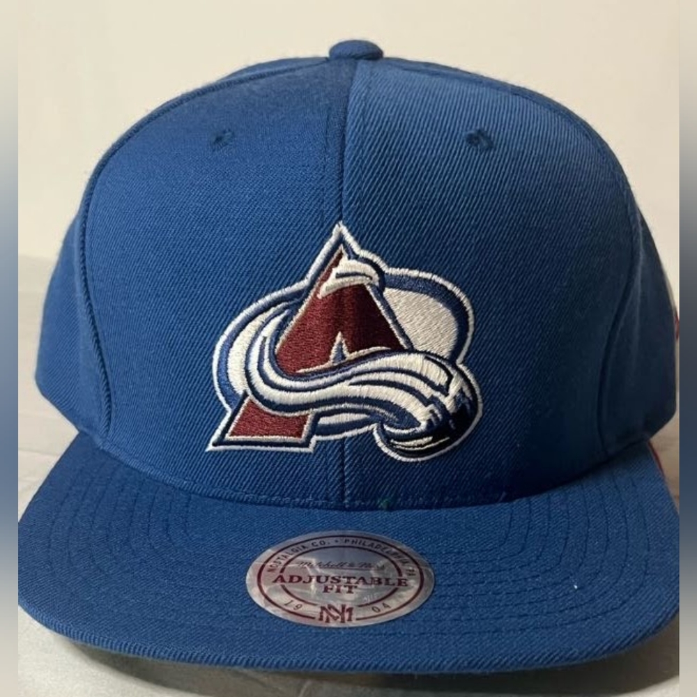 Mitchell and Ness Colorado Avalanche adjustable hat